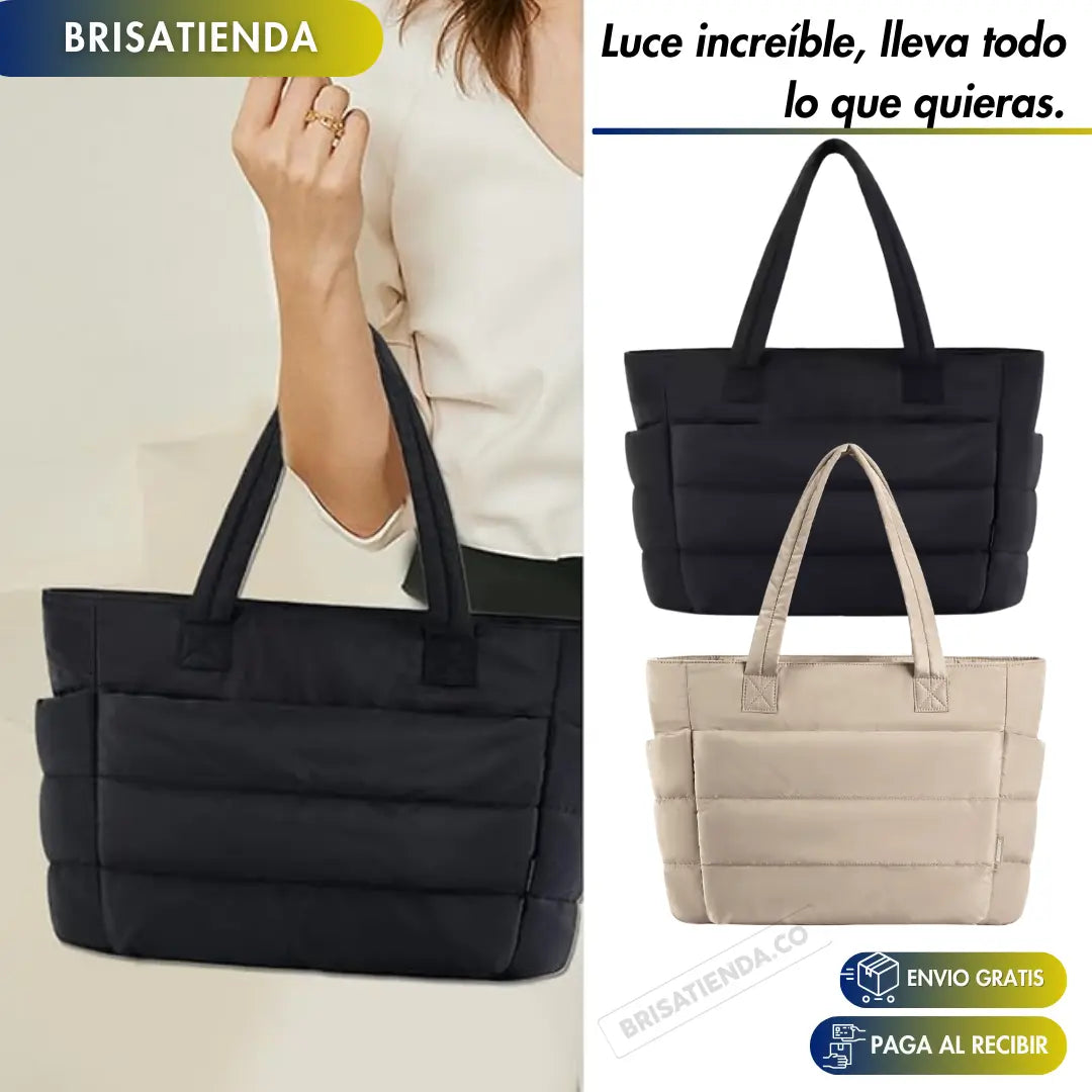 Bolso acolchado SoftTote Chic