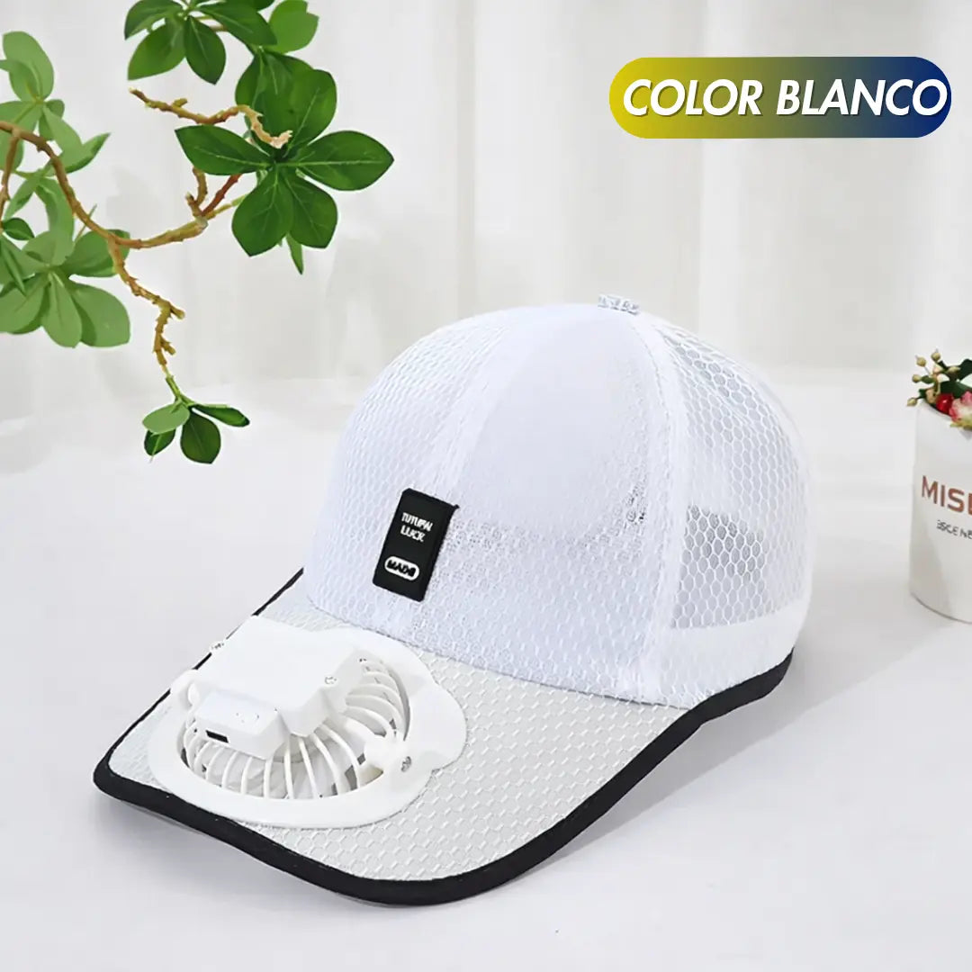 Gorra con Ventilador AirFlow