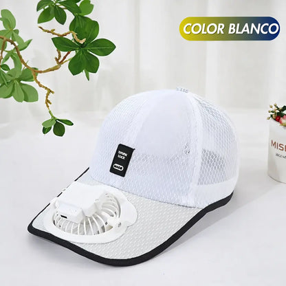 Gorra con Ventilador AirFlow