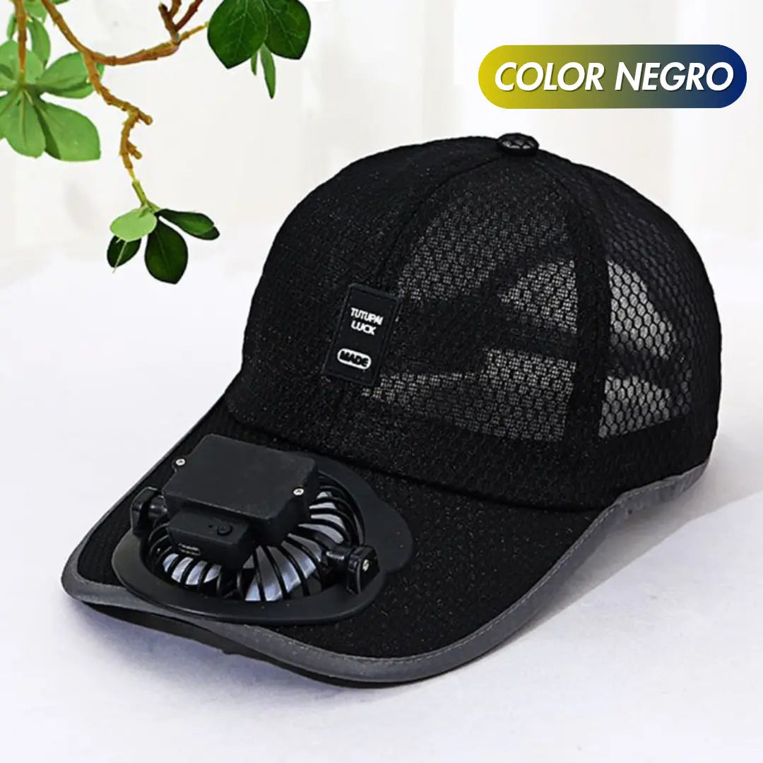 Gorra con Ventilador AirFlow
