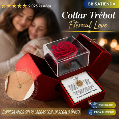 Collar Trebol Eternal Love