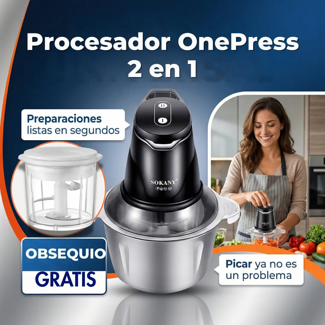 Procesador OnePress 2 en 1