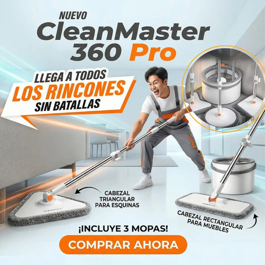 Set de trapeador CleanMaster 360 Pro