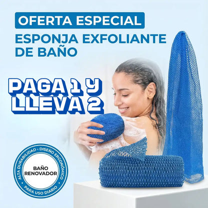 PAGA 1 Y LLEVA 2 Esponja de baño BodyScrub Premium
