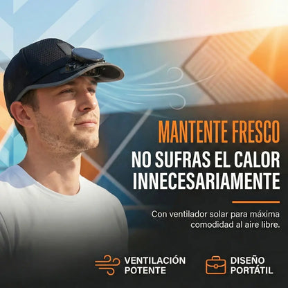 Gorra con Ventilador AirFlow