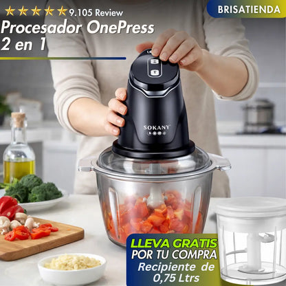 Procesador OnePress 2 en 1