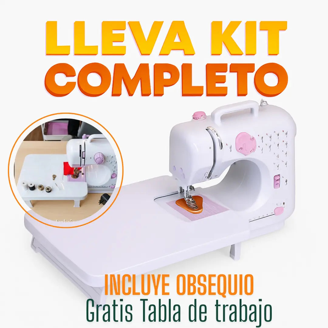 Máquina de Coser Portátil HandySew™ Tkt + Gratis Guía proyectos fáciles para Mamás