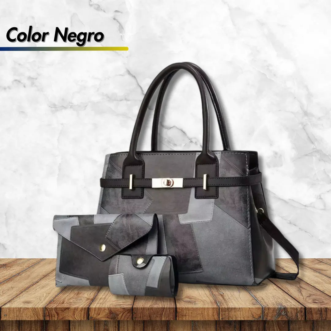 SET Bolso Nayla Chic — 3 Piezas