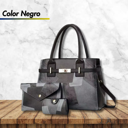 SET Bolso Nayla Chic — 3 Piezas