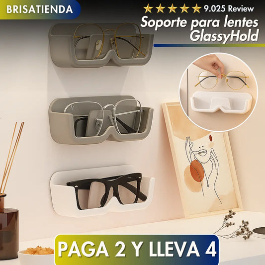 PAGA 2 Y LLEVA 4 Soporte para lentes GlassyHold