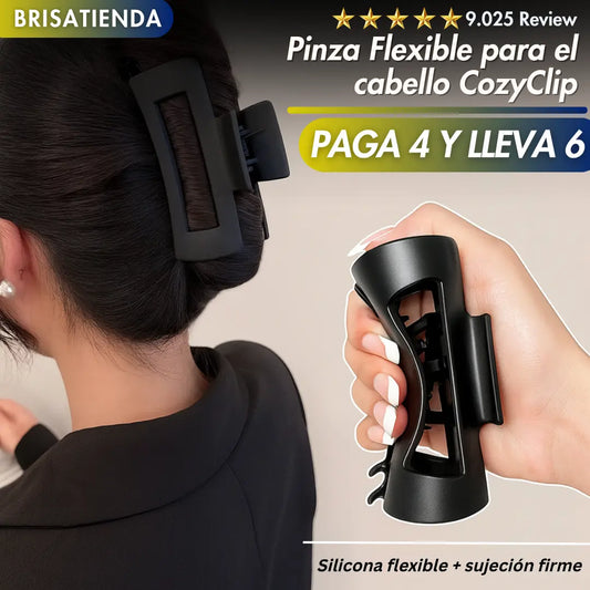 PAGA 4 Y LLEVA 6 Pinza Flexible para el cabello CozyClip