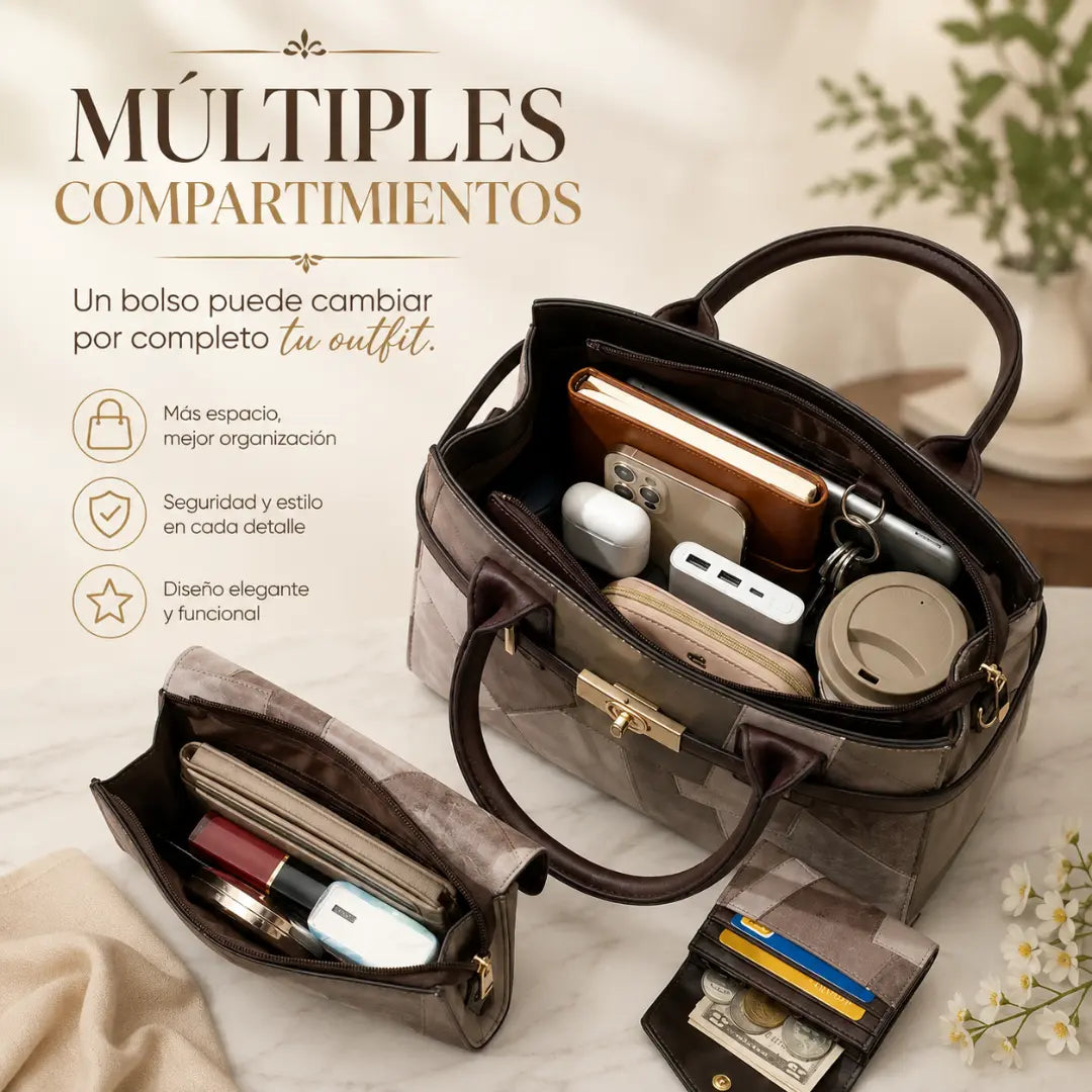SET Bolso Versatil  Nayla Chic