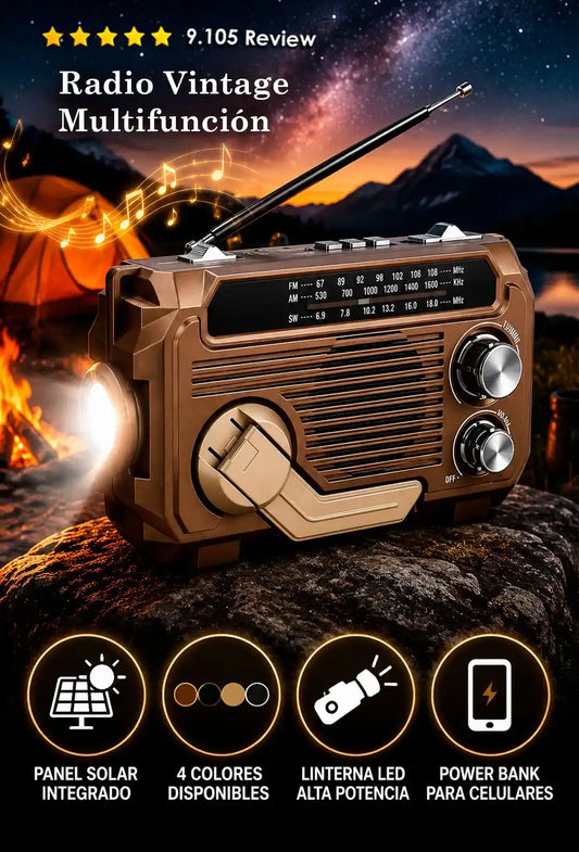 Radio Vintage Multifunción