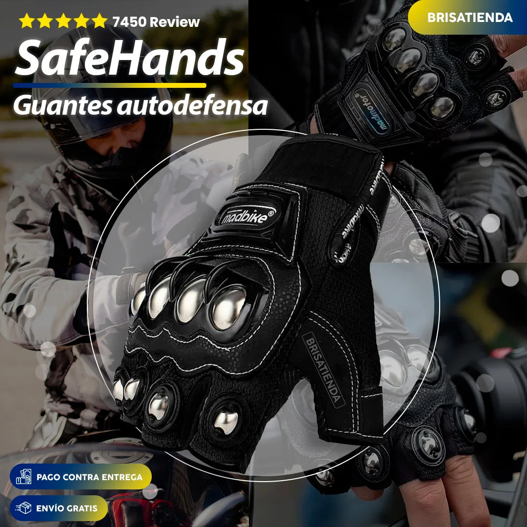 Pack X2 Guantes Autodefensas Safe Hands 50% OFF