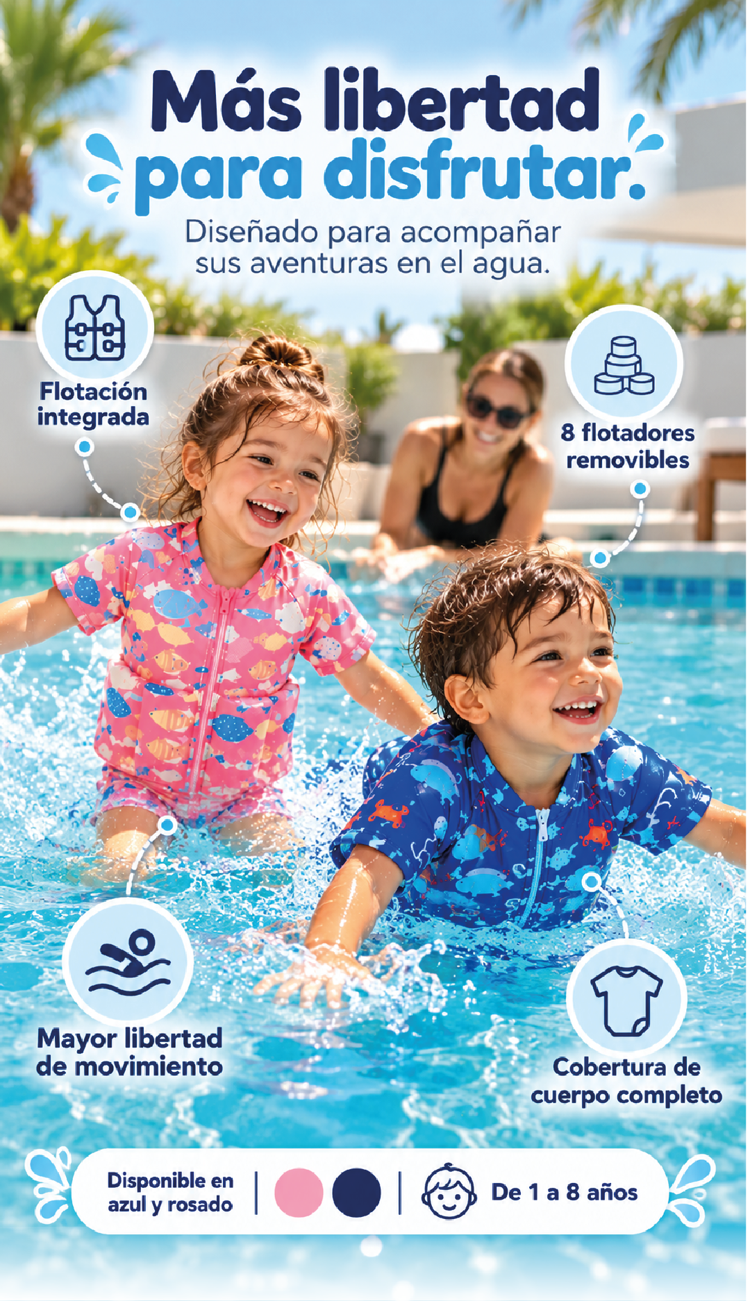 Traje flotador Kids AquaSafe