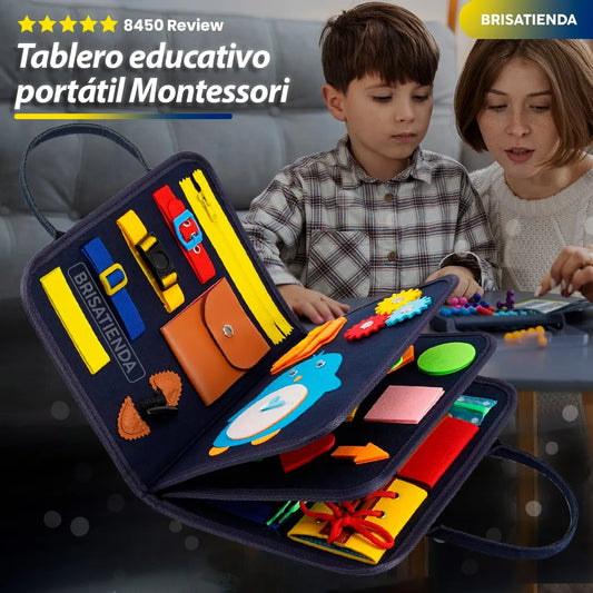 Tablero Sensorial Didactico Montessori