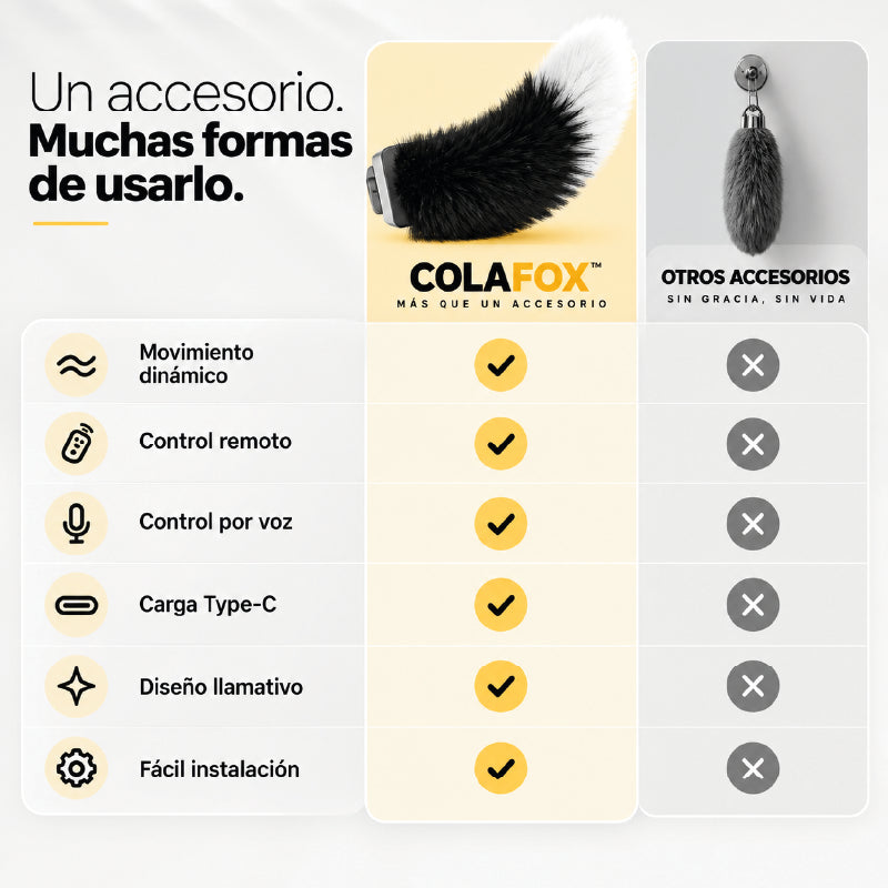 COLAFOX ACCESORIO EN  TENDENCIA