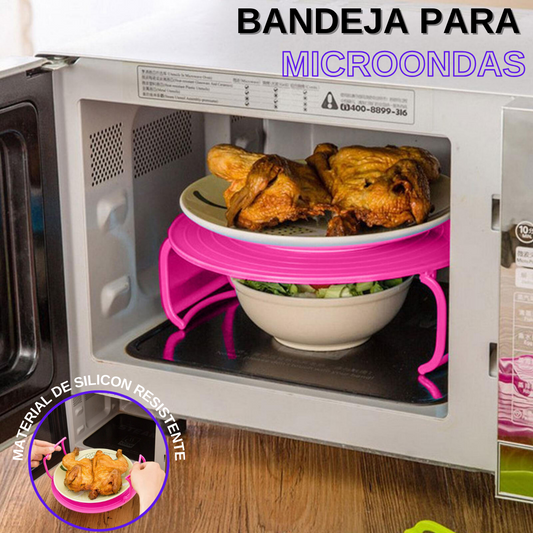 Bandeja para Microondas SiliconeMaster 50%OFF