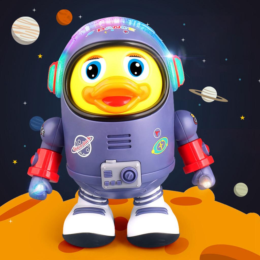 Pato astronauta bailarín con luz y sonido 50% OFF