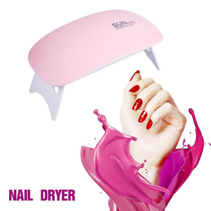 Mini Lampara Led UV Secador de Uñas Portatil