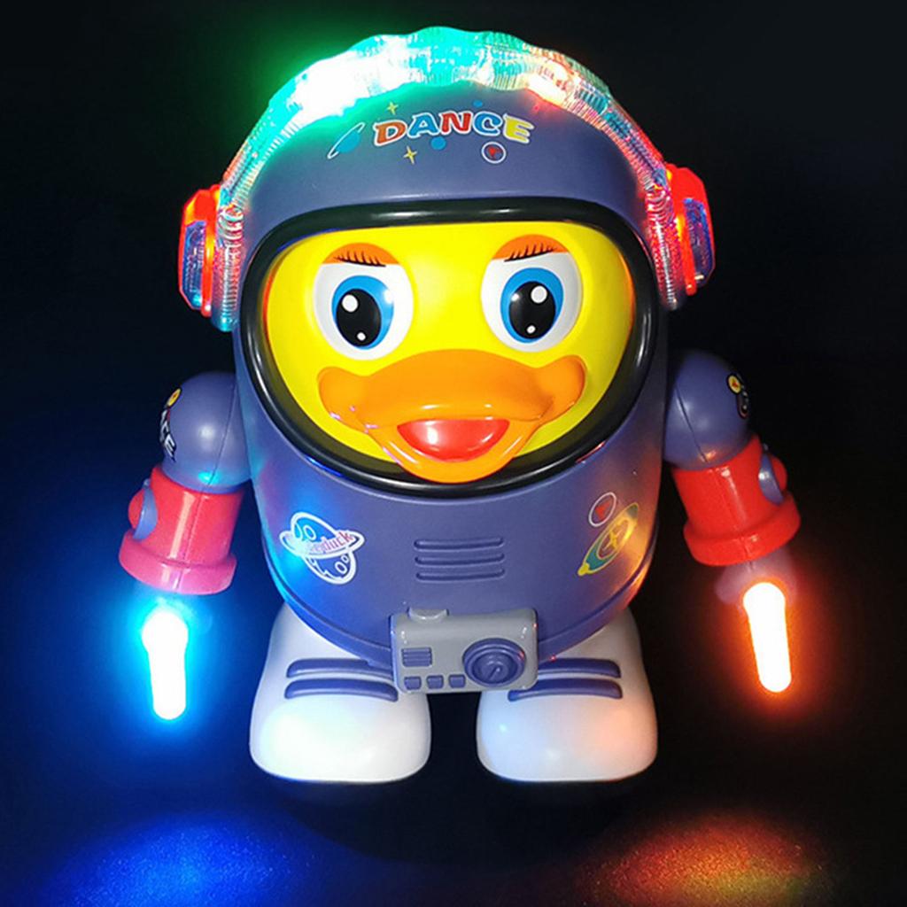 Pato astronauta bailarín con luz y sonido 50% OFF