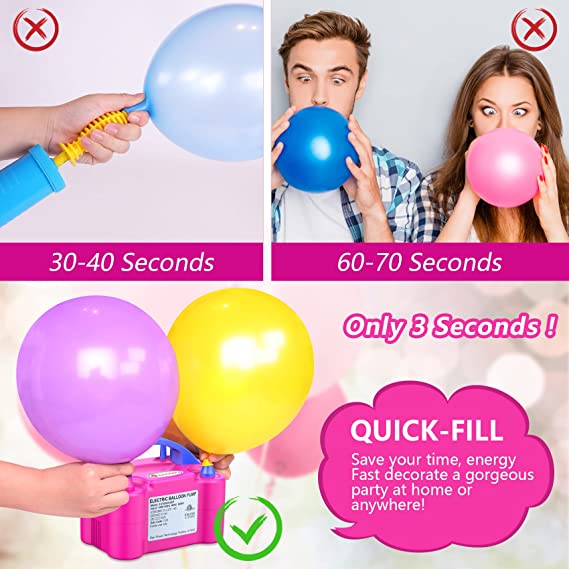 Inflador de Globos Electrico 50% OFF