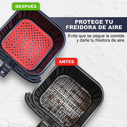 Molde Alfombrilla de Silicone para Air Fryer 50% OFF