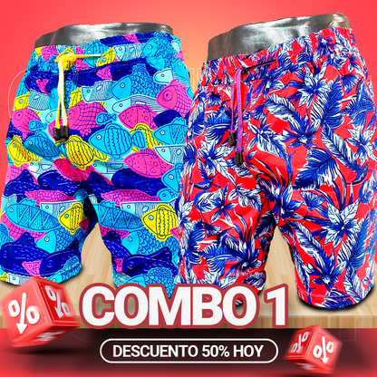 bermudas para caballeros 50% OFF