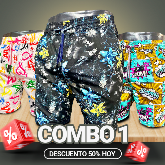 bermudas para caballeros 50% OFF