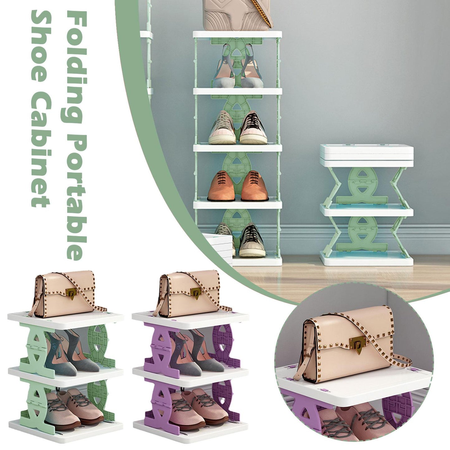 Organizador De Zapatos Plegable 50% off