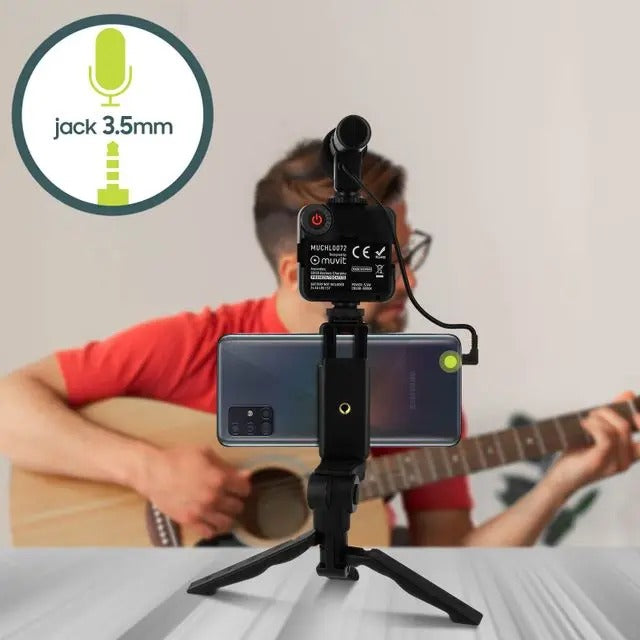 Kit para Grabación de Videos con Micrófono 50% OFF