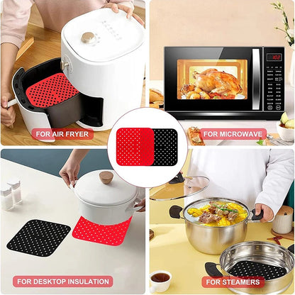 Molde Alfombrilla de Silicone para Air Fryer 50% OFF