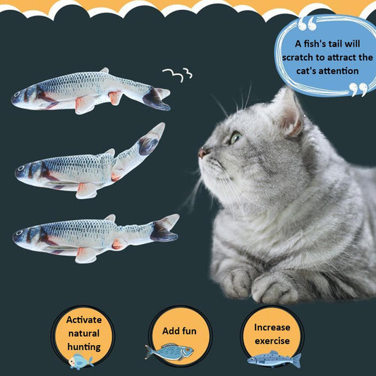 Pez Juguete Interactivo para Gatos 50% OFF